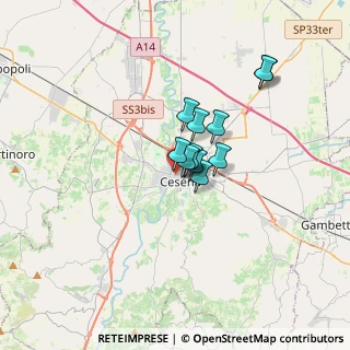 Mappa Via Cesare Battisti, 47520 Cesena FC, Italia (2.00917)