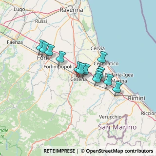 Mappa Via Cesare Battisti, 47520 Cesena FC, Italia (10.55692)