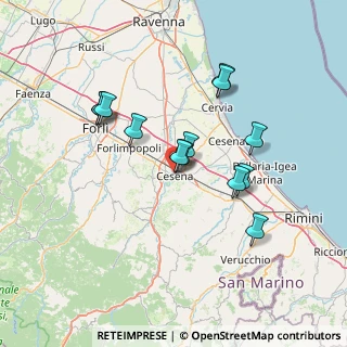 Mappa Via Cesare Battisti, 47520 Cesena FC, Italia (12.82462)