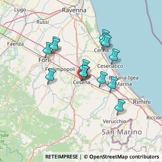 Mappa Via Cesare Battisti, 47520 Cesena FC, Italia (12.77857)