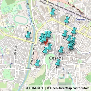 Mappa Via Cesare Battisti, 47520 Cesena FC, Italia (0.4305)