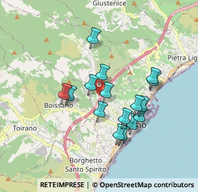 Mappa Via delle Trexende, 17025 Loano SV, Italia (1.53063)