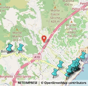 Mappa Via delle Trexende, 17025 Loano SV, Italia (1.7675)