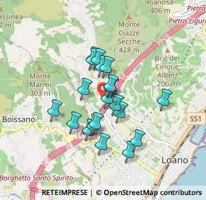 Mappa Via delle Trexende, 17025 Loano SV, Italia (0.6675)
