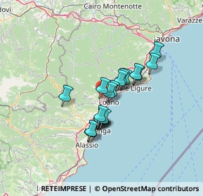 Mappa Via Pineta Marini, 17054 Boissano SV, Italia (9.58211)