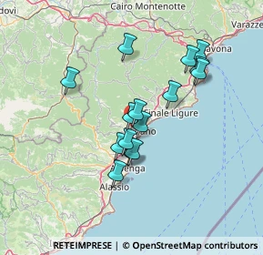 Mappa Via Fabrizio de André, 17054 Boissano SV, Italia (11.674)