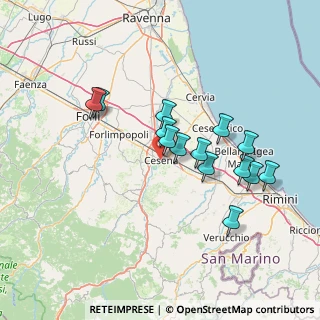 Mappa Via Malatesta Novello, 47521 Cesena FC, Italia (13.06214)