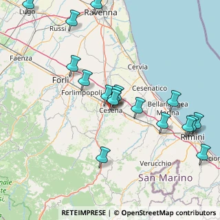 Mappa Via Malatesta Novello, 47521 Cesena FC, Italia (18.13765)