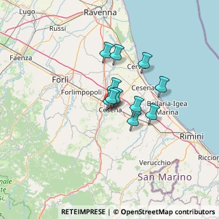 Mappa Via Malatesta Novello, 47521 Cesena FC, Italia (8.81727)