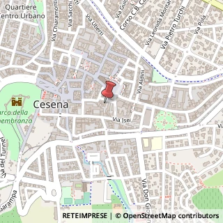 Mappa Via Martiri D'Ungheria, 45, 47521 Cesena, Forlì-Cesena (Emilia Romagna)
