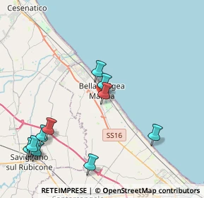 Mappa Via Morandi, 47814 Bellaria-Igea Marina RN, Italia (4.95727)