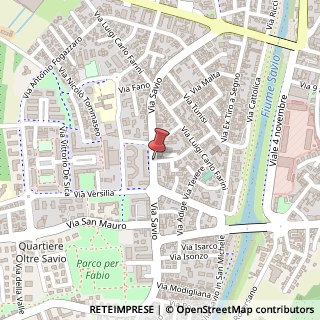 Mappa Via Savio,  555, 47023 Cesena, Forlì-Cesena (Emilia Romagna)