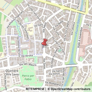 Mappa Via Savio,  586, 47023 Cesena, Forlì-Cesena (Emilia Romagna)