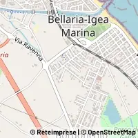 Kaart Bellaria-Igea Marina