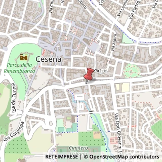 Mappa Via F. Cavallotti, 42, 47521 Cesena, Forlì-Cesena (Emilia Romagna)
