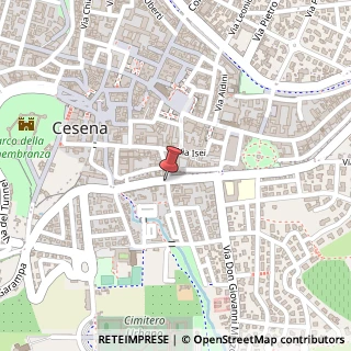 Mappa Via F. Cavallotti, 50, 47521 Cesena, Forlì-Cesena (Emilia Romagna)