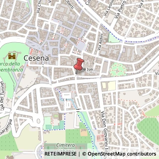 Mappa Via Manfredi, 13, 47521 Cesena, Forlì-Cesena (Emilia Romagna)