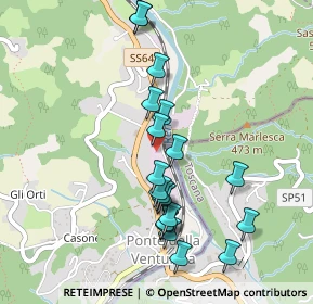 Mappa Via IV Novembre, 40046 Alto Reno Terme BO, Italia (0.475)