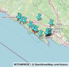 Mappa Via Visconti, 19018 Vernazza SP, Italia (11.2775)