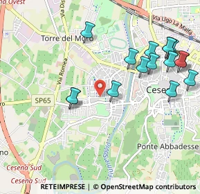 Mappa Via V. Bonicelli, 47522 Cesena FC, Italia (1.16688)