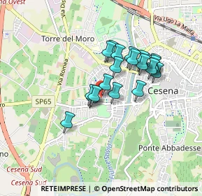 Mappa Via V. Bonicelli, 47522 Cesena FC, Italia (0.6835)