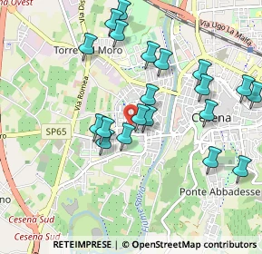 Mappa Via V. Bonicelli, 47522 Cesena FC, Italia (0.9975)