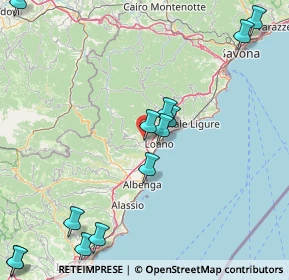 Mappa Via Tricolore d' Italia, 17054 Boissano SV, Italia (22.43615)