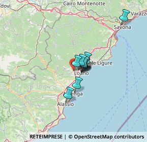 Mappa Via San Paolo, 17054 Boissano SV, Italia (7.01273)