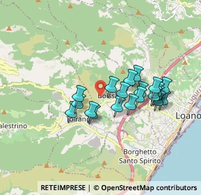 Mappa Via San Paolo, 17054 Boissano SV, Italia (1.51)