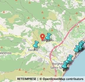 Mappa Via San Paolo, 17054 Boissano SV, Italia (3.02077)