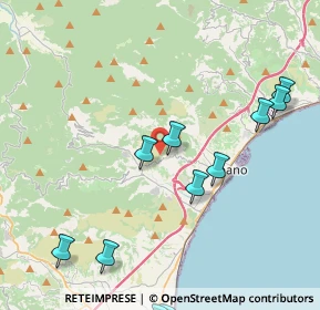 Mappa Via San Paolo, 17054 Boissano SV, Italia (6.08714)