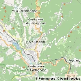 Mappa Pieve Fosciana