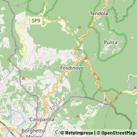 Mappa Fosdinovo