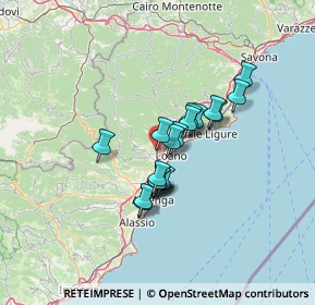 Mappa Via Morette, 17054 Boissano SV, Italia (9.46053)