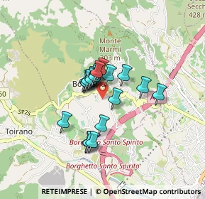 Mappa Via Morette, 17054 Boissano SV, Italia (0.5625)