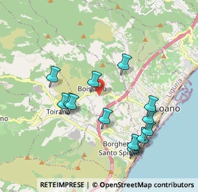 Mappa Via Morette, 17054 Boissano SV, Italia (1.97071)