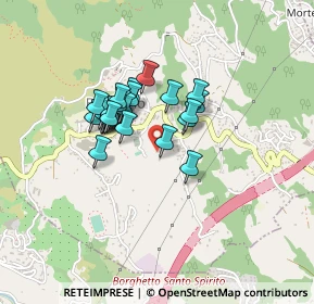Mappa Via Morette, 17054 Boissano SV, Italia (0.304)