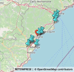 Mappa Via Rive, 17054 Boissano SV, Italia (11.21667)