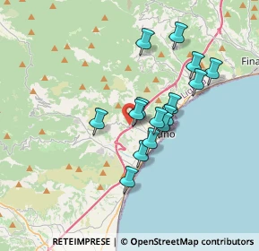 Mappa Via Rive, 17054 Boissano SV, Italia (2.92267)