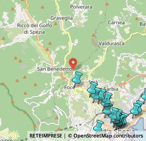 Mappa Località Viseggi, 19100 La Spezia SP, Italia (3.32368)