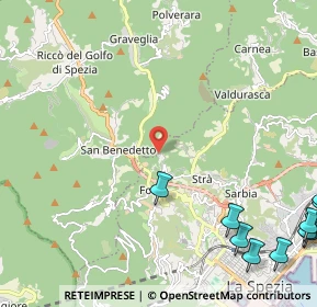 Mappa Località Viseggi, 19100 La Spezia SP, Italia (3.77917)