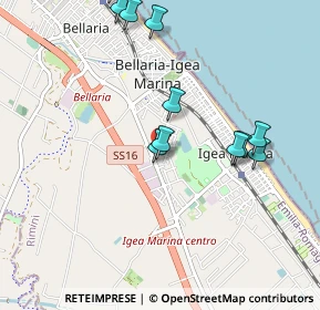 Mappa Via Orazio, 47814 Bellaria-Igea Marina RN, Italia (1.04182)
