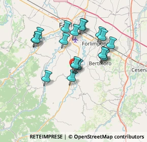 Mappa Via Giosuè Carducci, 47014 Meldola FC, Italia (6.37474)