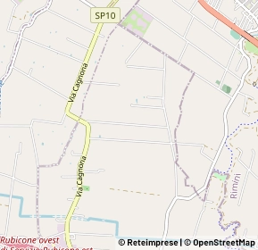 Mappa Via San Francesco, 47030 San Mauro Pascoli FC, Italia (1.25185)