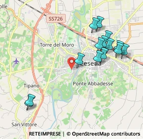 Mappa Via G. Belletti, 47522 Cesena FC, Italia (2.18071)
