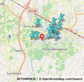 Mappa Via G. Belletti, 47522 Cesena FC, Italia (1.25091)