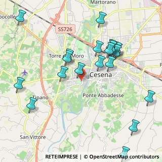 Mappa Via G. Belletti, 47522 Cesena FC, Italia (2.3705)