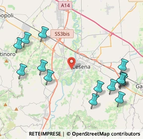 Mappa Via G. Belletti, 47522 Cesena FC, Italia (5.2)