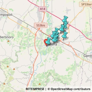 Mappa Via G. Belletti, 47522 Cesena FC, Italia (2.58667)