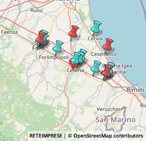 Mappa Via G. Belletti, 47522 Cesena FC, Italia (12.73118)